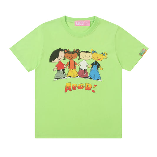 ABCD KIDS TEE/ Nylon green