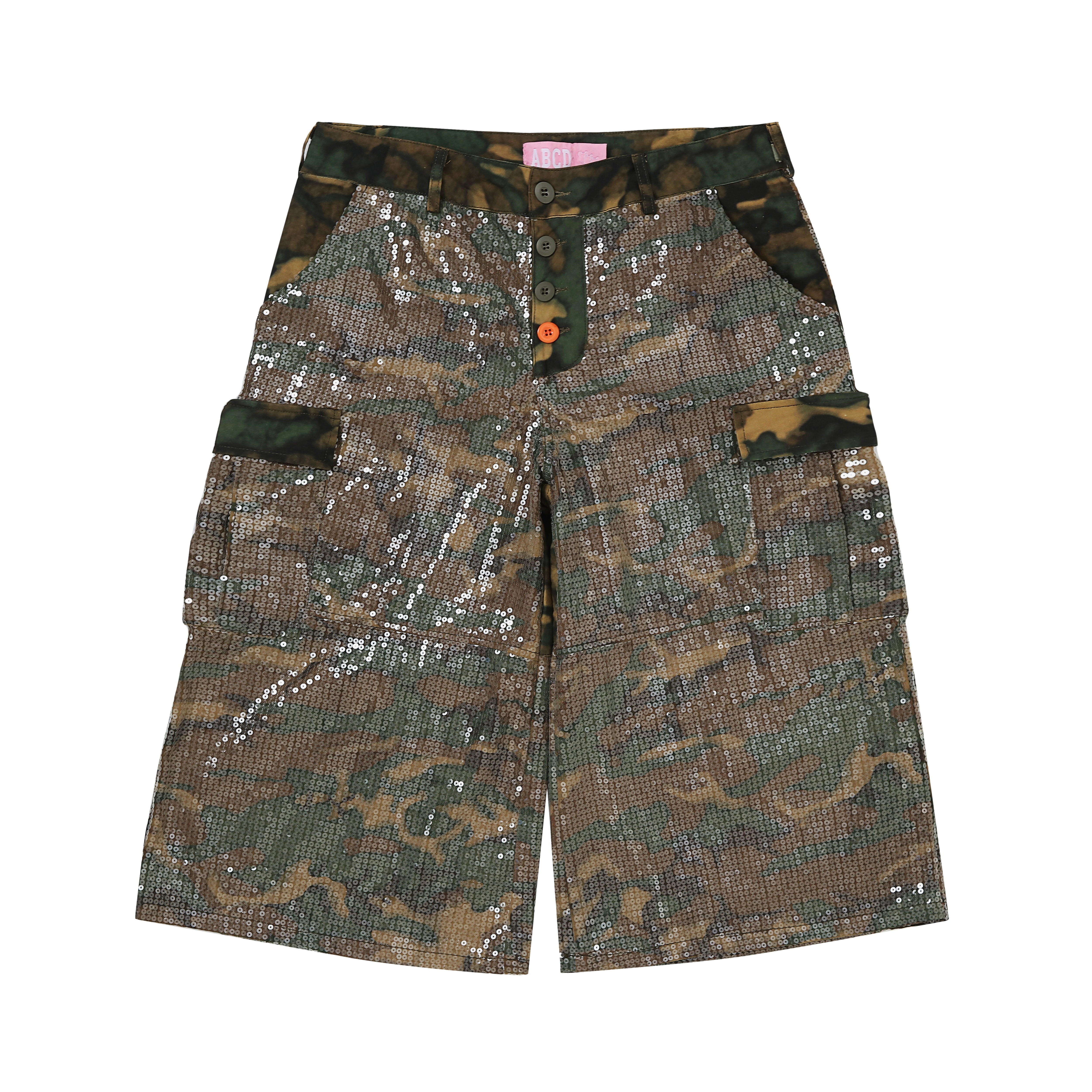 ABCD Sequin Camo Shorts