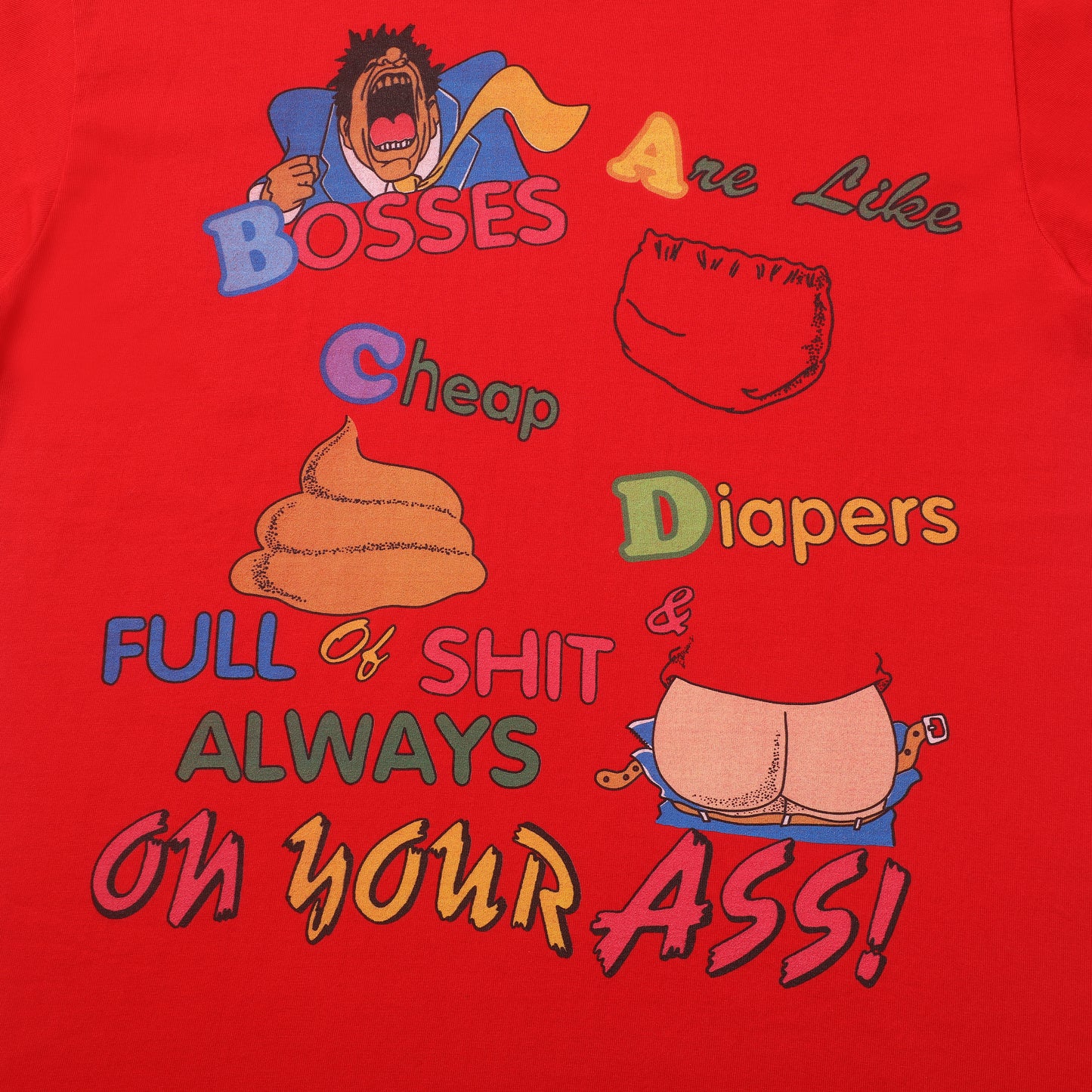 ABCD Boss TEE/  Red