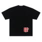 ABCD PLAID LOGO POCKET TEE/ Black