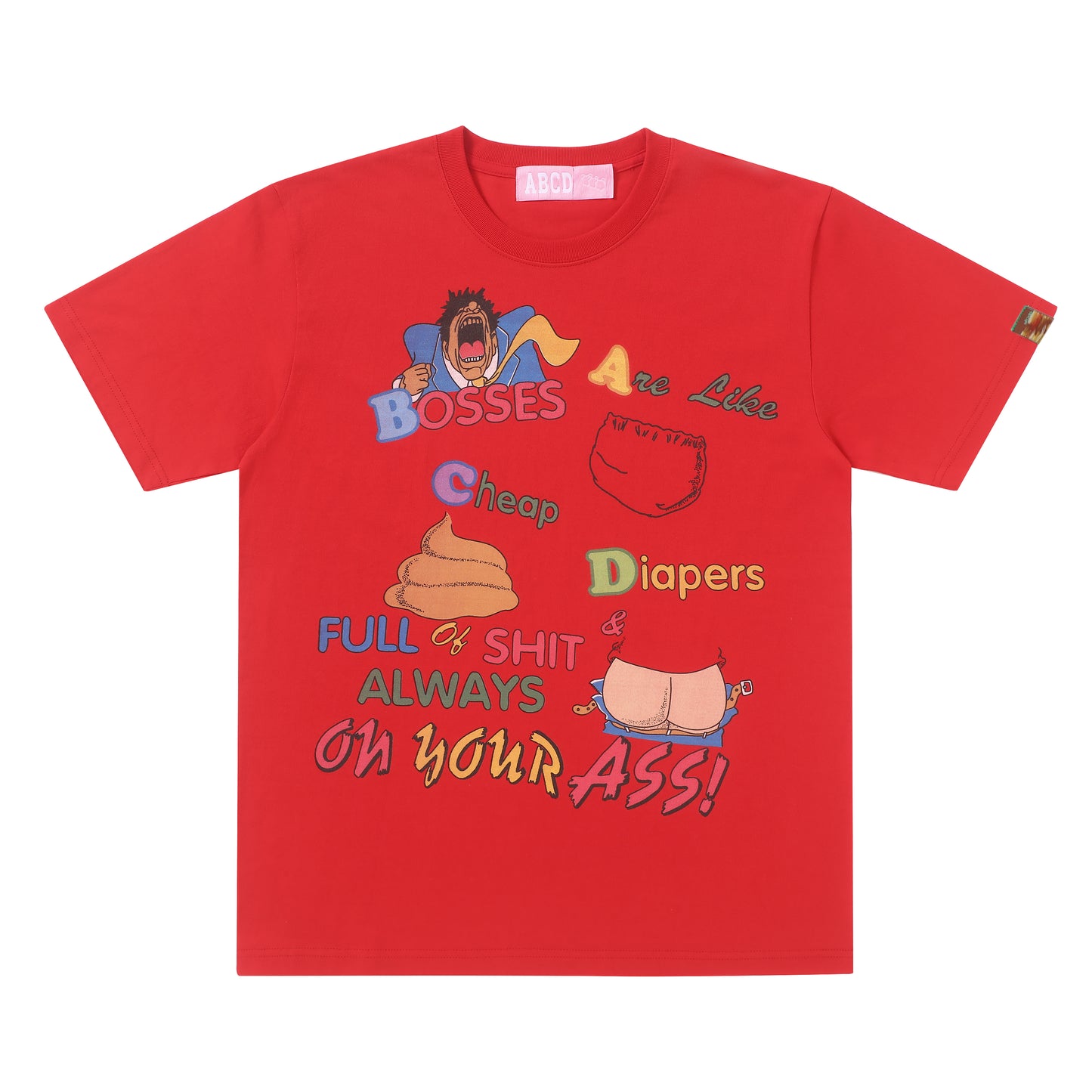 ABCD Boss TEE/  Red