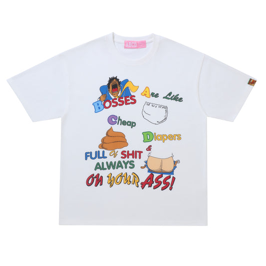 ABCD Boss TEE/ White