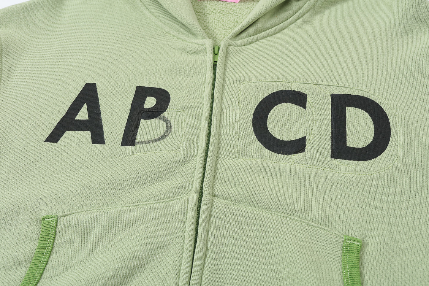 ABCD THE BEST ZIP HOODIE EVER/Green