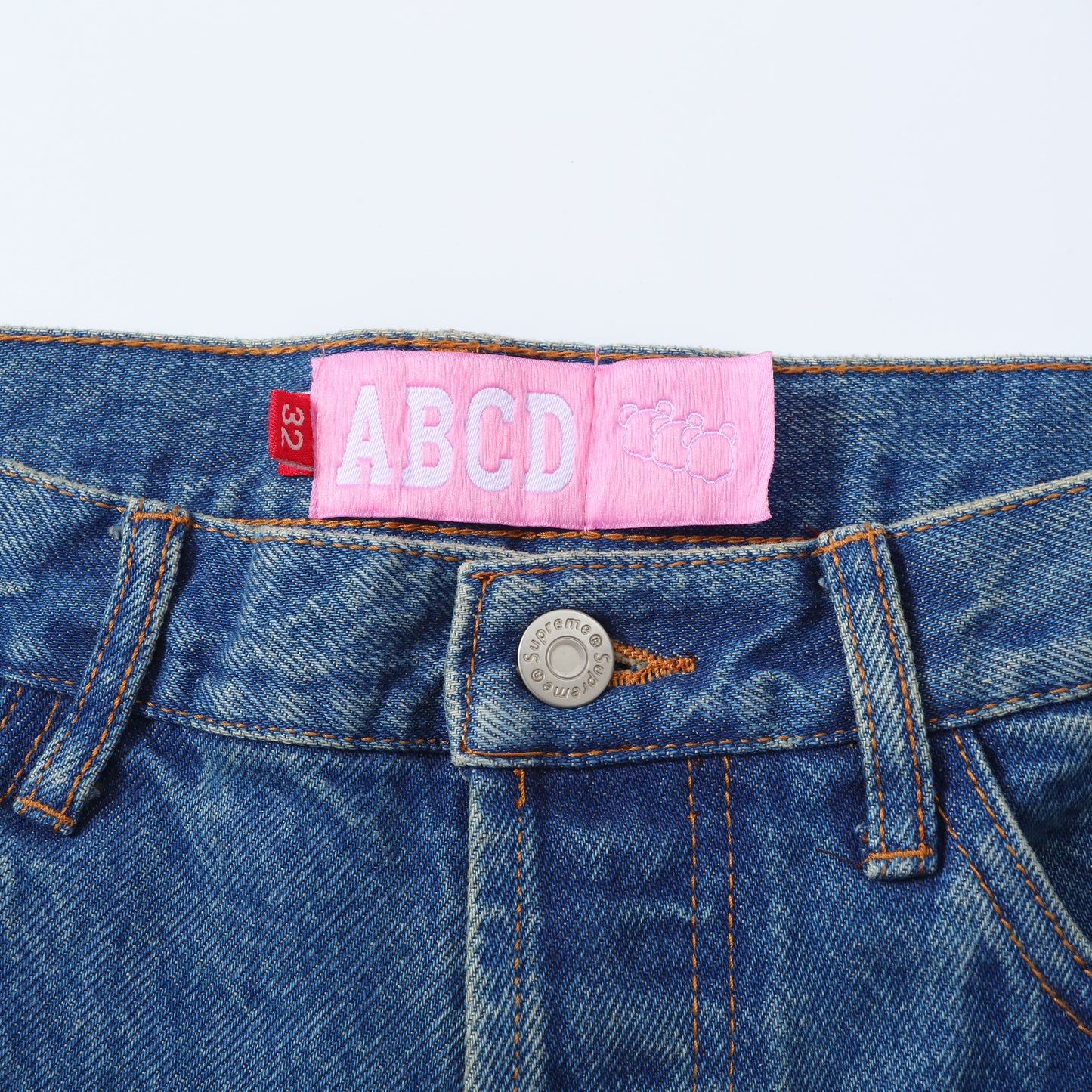 ABCD regular washed denim