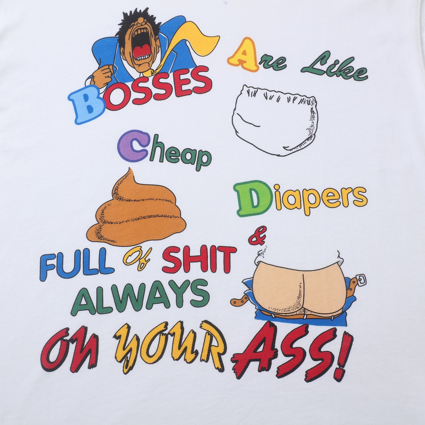 ABCD Boss TEE/ White